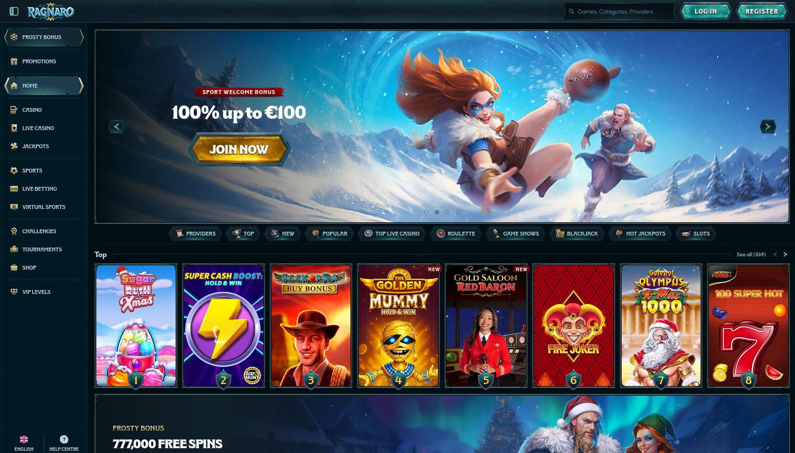 Ragnari casino Ragnaro